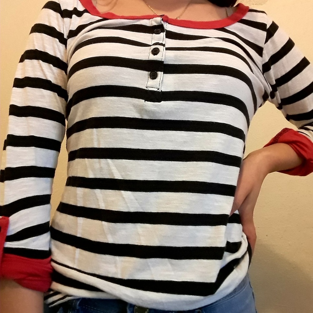 Stripe long sleeve